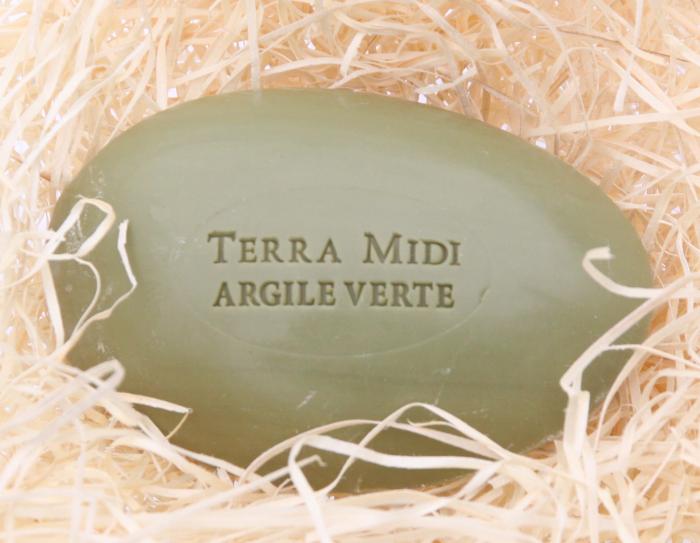 Bild 1, Terra Midi Gåsäggstvål Grön lera - Tvålshoppen.se