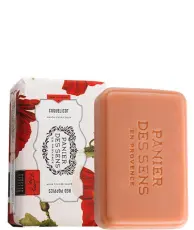 Panier des Sens Marseilletvål Red Poppies 200g - Tvålshoppen.se