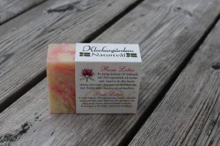 Klockargårdens Rosa Lotus - Naturtvål - Tvålshoppen.se