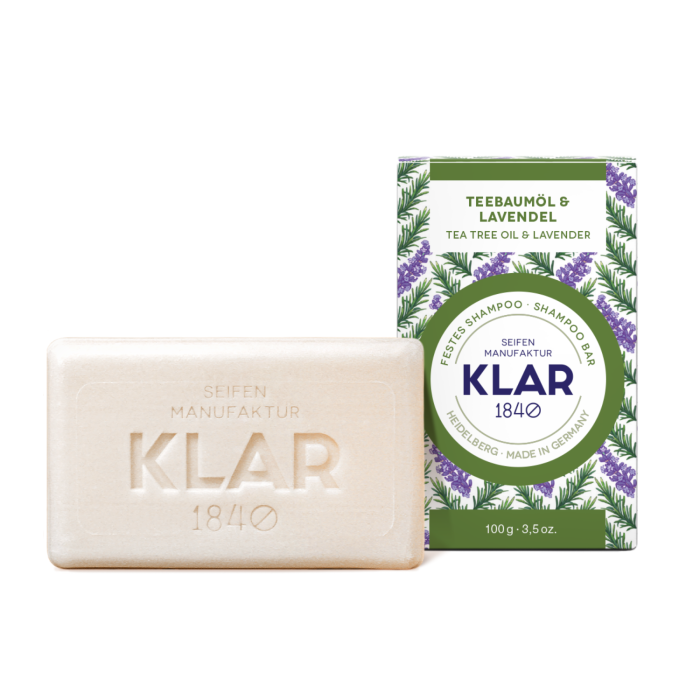 Bild 1, Klar Seifen Tea Tree Oil & Lavender Conditioner Bar - Tvålshoppen.se