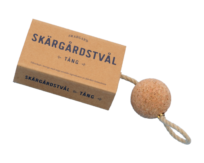 Bild 1, Skargard Skärgårdstvål - Saltvattentvål Havtorn med kork - Tvålshoppen.se
