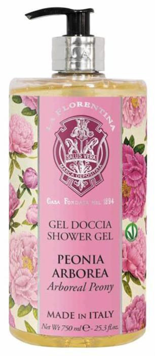 La Florentina Flytande duschtvål Aboreal Peony 750ml - Tvålshoppen.se