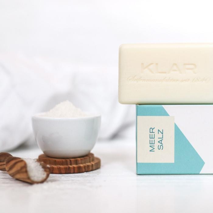 Bild 3, Klar Seifen Sea Salt Face Soap - normal & mogen hud - Tvålshoppen.se